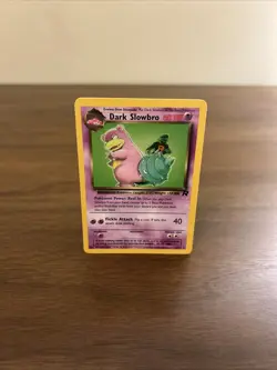 Pokemon TCG Dark Slowbro 29/82 Non-Holo Card Vintage, Near Mint Condition - Image 1