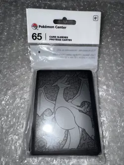 Pokemon Center - 65 Card Sleeves ‘Scorching Charizard’ / 2.63” x 3.63” / B15R2 - Image 1