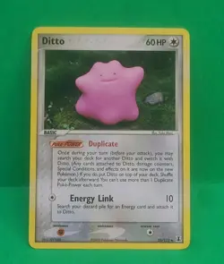 Vintage 2005 Pokemon TCG EX Delta Species Ditto 35/113 2005 Non Holo Card MINT - Image 1