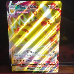 Pokemon Pikachu VMAX SWSH286 Full Art Promo Holo VMAX Pokemon TCG Card Stock - Image 1