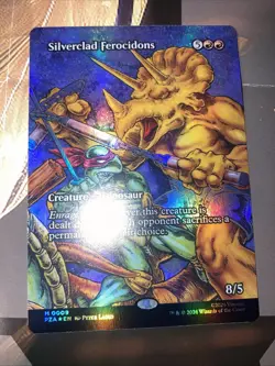 Silverclad Ferocidons (Borderless) Teenage Mutant Ninja Turtles Eternal-Legal X2 - Image 2
