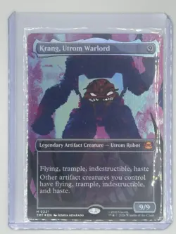Krang, Utrom Warlord (Borderless) Teenage Mutant Ninja Turtles Foil - Image 1