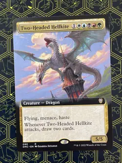 Two-Headed Hellkite (Extended Art) [Dominaria United Commander] 090 - Image 1