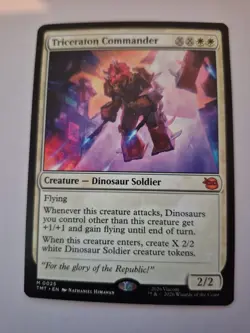 1x Triceraton Commander Mythic MTG Ninja Turtles 0025 NM x1 - Image 1