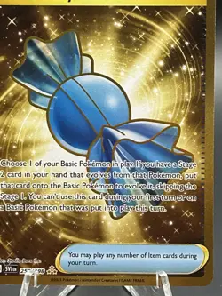 Pokemon TCG SV01 Scarlet & Violet Base Set Rare Candy 256/198 Gold Hyper Rare - Image 3