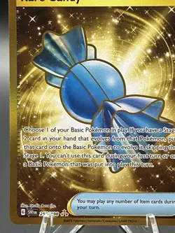 Pokemon TCG SV01 Scarlet & Violet Base Set Rare Candy 256/198 Gold Hyper Rare - Image 4