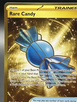 Pokemon TCG SV01 Scarlet & Violet Base Set Rare Candy 256/198 Gold Hyper Rare - Image 5