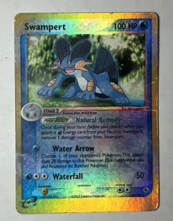 Pokemon - Swampert - 23/109 - Reverse Holofoil - Ruby and Sapphire HP/DMG 2003 - Image 1