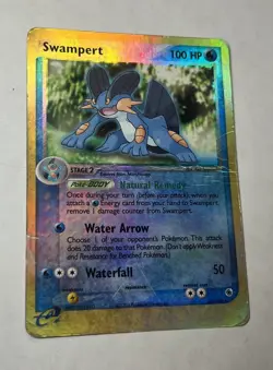Pokemon - Swampert - 23/109 - Reverse Holofoil - Ruby and Sapphire HP/DMG 2003 - Image 3