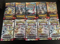 Pokemon Prismatic Evolutions/Surging Sparks Booster Lot - Image 1
