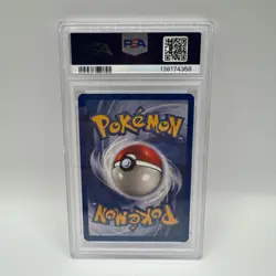 1999 POKEMON BASE SET UNLIMITED #1 ALAKAZAM-HOLO PSA 7 - Image 2
