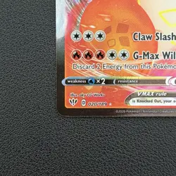 Pokemon TCG Charizard VMAX Darkness Ablaze 020/189 Ultra Rare Holo - NM - Image 5