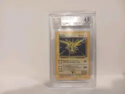 Zapdos #16/102 Base Set Holo Pokemon 1999 - BGS 4.5 VG/EX+ - Image 1