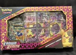 Pokemon Crown Zenith Morpeko V-Union Promo Booster Playmat English 2023 Marnie - Image 1