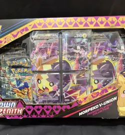 Pokemon Crown Zenith Morpeko V-Union Promo Booster Playmat English 2023 Marnie - Image 2