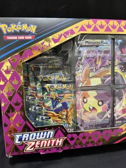Pokemon Crown Zenith Morpeko V-Union Promo Booster Playmat English 2023 Marnie - Image 3