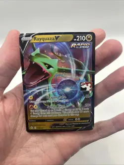 110/203 Rayquaza V Prize Pack Series Stamped Play Pokemon TCG Evolving Skies - Image 3
