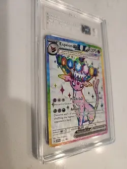 2025 Pokemon TCG Espeon Ex 175 Black Star Promo Full Art TAG 9 - Image 4