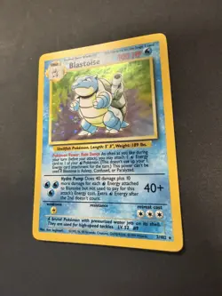 Blastoise 2/102 Base Set Pokemon TCG Rare Holo NM - Image 4