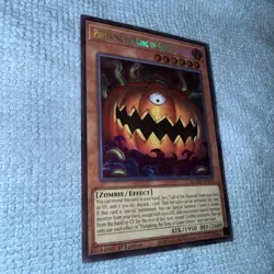 Yugioh! Pumpking the King of Grave Ghosts MZMU-EN001 Secret Rare 1st Ed NM - Image 3