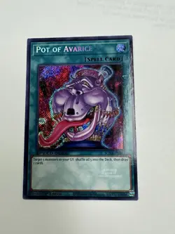 Yugioh! LP Pot of Avarice - SGX4-END12 - Secret Rare - 1st Edition Lightly Playe - Image 1