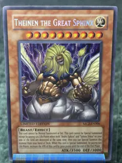 Yugioh Theinen The Great Sphinx MC2-EN006 Limited Edition Secret Rare NM-LP - Image 1