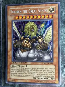 Yugioh Theinen The Great Sphinx MC2-EN006 Limited Edition Secret Rare NM-LP - Image 5