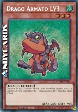 DRAGO ARMATO LV3 • (Armed Dragon Lv3) • Segreta • MZMU IT063 • 1Ed • Yugioh! - Image 1