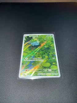 Pokemon TCG Bulbasaur Scarlet & Violet 151 IR Card 166/165 NM - Image 1