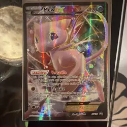 Pokemon Mew EX Full Art Holo Promo XY126 XY 120 HP Basic Card - Image 1