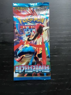 Pokemon Card Mega Brave M1L NEW SEALED Korean Booster Pack - Image 1
