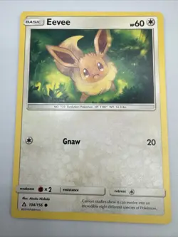 Eevee 104/156 Common SM - Ultra Prism Pokemon Card - Image 1