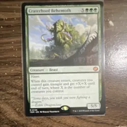 MtG Craterhoof Behemoth, NM, English - Image 1