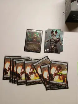 MTG UB Warhammer 40K Necron Dynasties Commander Precon Deck Opened - Image 5