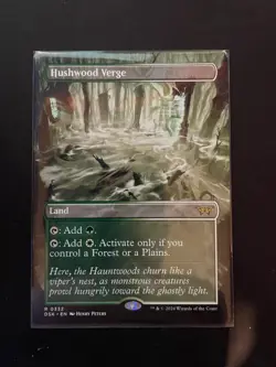 MTG Magic the Gathering Hushwood Verge (332/499) Duskmourn House of Horror LP - Image 1