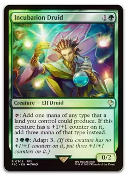 Incubation Druid (Surge Foil) #309 (NM) Final Fantasy FIC Magic MTG - Image 1