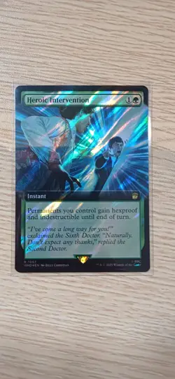 Heroic Intervention | Surge Foil | Ext. Art | MTG | WHO | Near Mint | English EN - Image 1
