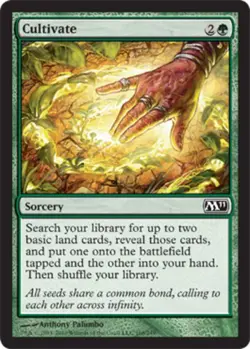 [1x] Cultivate - Foil Slight Play, English Magic 2011 MTG Magic - Image 1