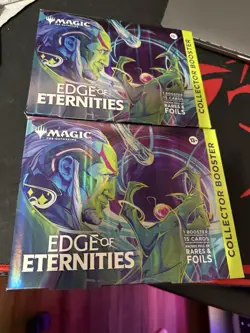 Magic The Gathering Edge Of Eternities Collector Omega Booster Box SET OF 2 - Image 1