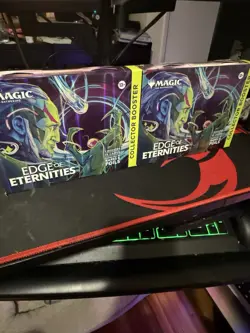 Magic The Gathering Edge Of Eternities Collector Omega Booster Box SET OF 2 - Image 3