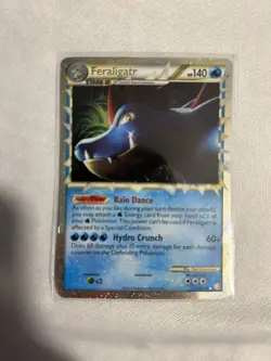 2010 Pokemon HeartGold & SoulSilver Feraligatr Prime Holo #108/123 - Image 1