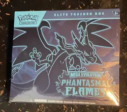 Pokemon Mega Evolution Phantasmal Flames Elite Trainer Box ETB Sealed New - Image 1