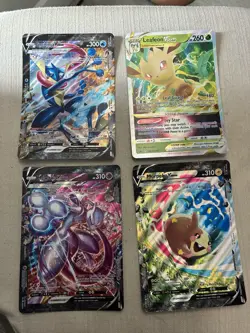 POKEMON JUMBO PROMO LOT Of 13- Mewtwo V Union, Grininja V Union, Dragonite V NM - Image 1