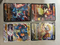 POKEMON JUMBO PROMO LOT Of 13- Mewtwo V Union, Grininja V Union, Dragonite V NM - Image 3