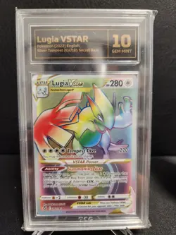 2022 Pokemon Sword & Shield Silver Tempest Fa / Lugia Vstar # 202TCG 10 - Image 1