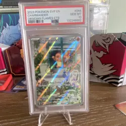 Pokemon Charmander 044 Scarlet & Violet Promo Holo 2023 PSA 10 English - Image 1