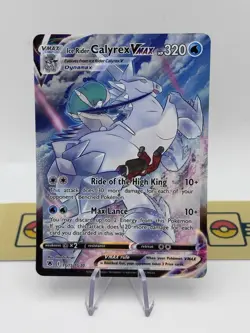 Pokemon TCG Ice Rider Calyrex VMAX Sword & Shield Astral Radiance TG15/TG30. NM - Image 1