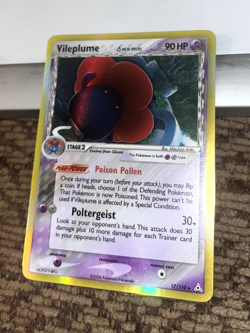 Pokemon TCG - Vileplume (Delta Species) 17/110 Holon Phantoms Holo - NM - Image 4