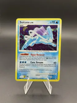 Suicune Lv.44 #19/132 Secret Wonders Holo Pokemon - Image 1
