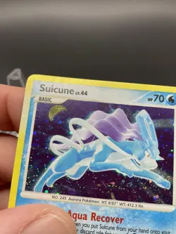 Suicune Lv.44 #19/132 Secret Wonders Holo Pokemon - Image 3